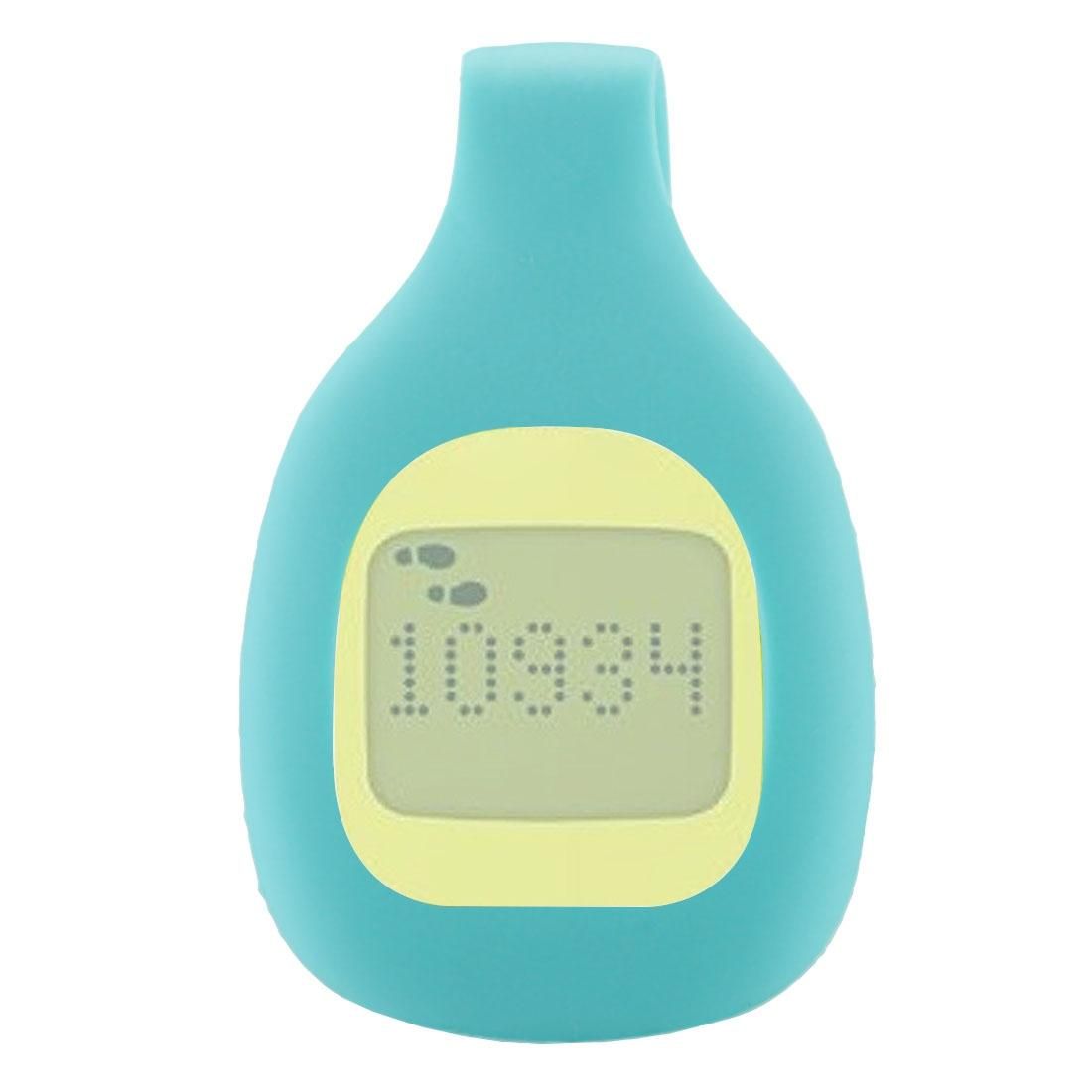 For Fitbit Zip Smart Watch Clip Style Silicone Case, Size: 5.2x3.2x1.3cm (Baby Blue)
