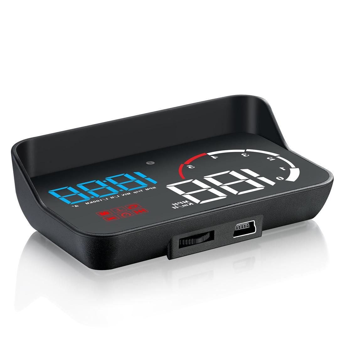 M10 3.5 inch Universal Car OBD2 HUD Vehicle-mounted Head Up Display (Blue)