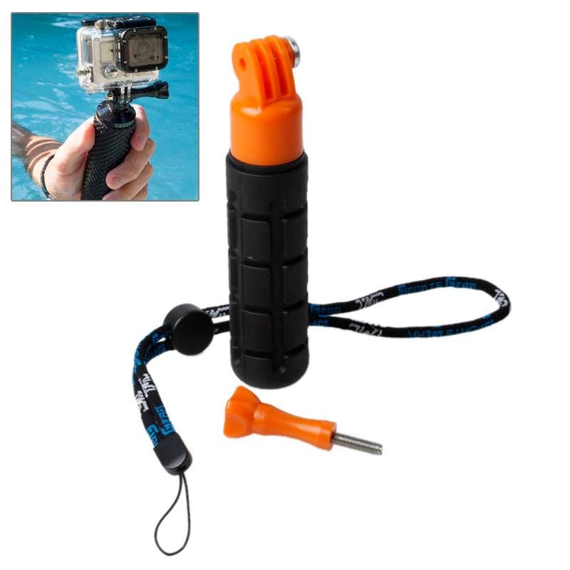 TMC HR203 Grenade Light Weight Grip for GoPro  NEW HERO /HERO6   /5 /5 Session /4 Session /4 /3+ /3 /2 /1, Xiaoyi and Other Action Cameras, HR203 (Orange)