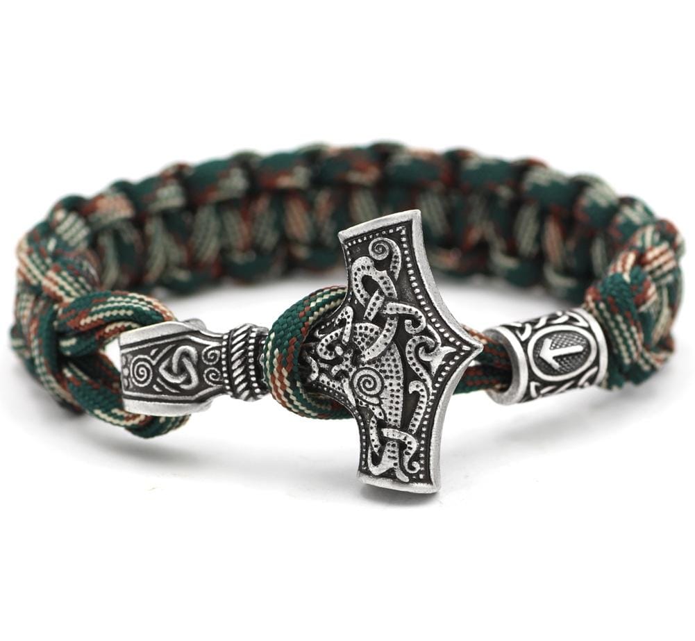 Raytheon Bracelet Jewelry Thor Braided Handle Jewelry (Antique Bronze Plated)