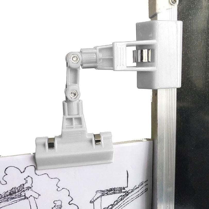 3 PCS Fine Art Painting Copy Clip Sketch Label Double Head Mechanical Clip (M-White)