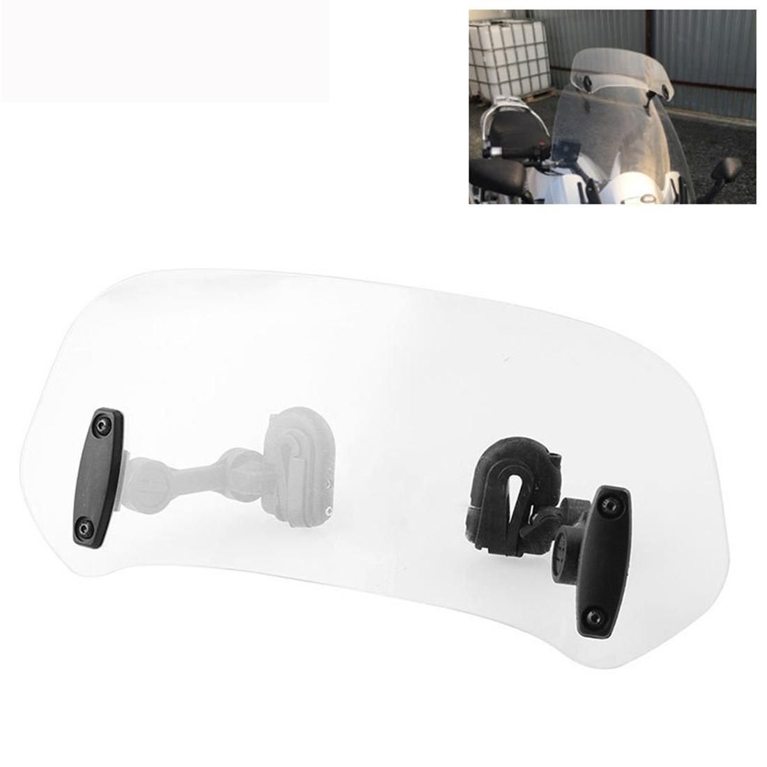 MB-WE026-W Adjustable Motorcycle Modified Heightened Windshield