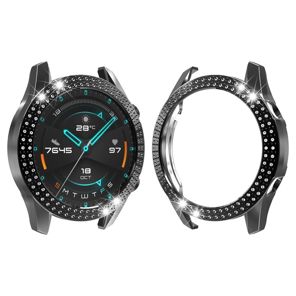 For Huawei GT2 46mm PC Double Row Diamond Watch Case (Gray)