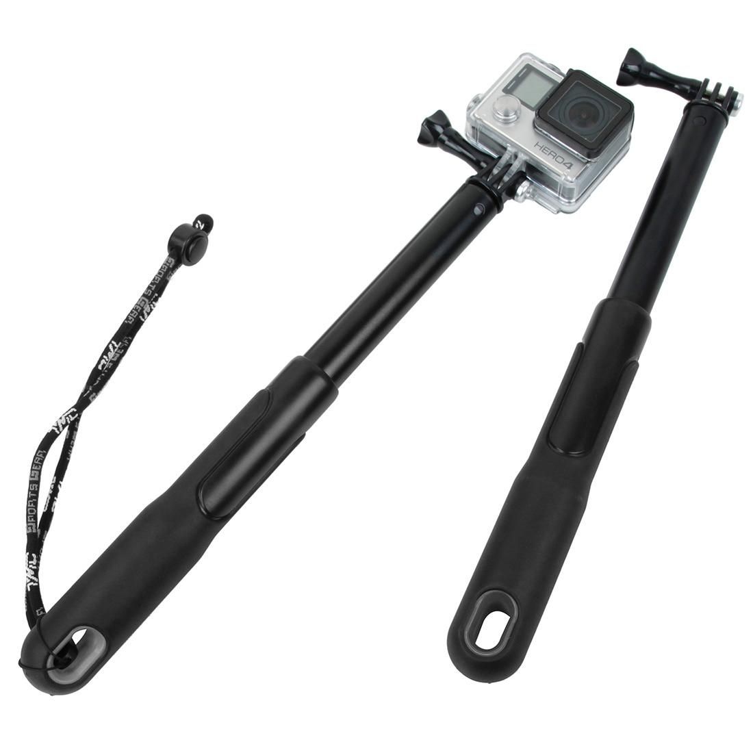 TMC HR377 Extendable Self-portrait Handheld Telescopic Monopod Holder for GoPro  NEW HERO /HERO6  / 5 /5 Session /4 /3+ /3 /2 /1, Full Length Max: 94cm (Blue)