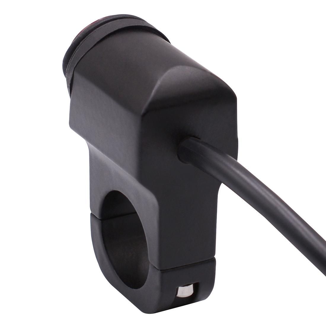 Motorcycle Headlight Auxiliary Light Waterproof Aluminum Alloy Single Flash Switches with Indicator Light