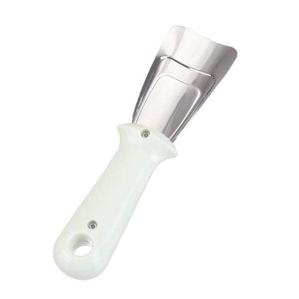Stainless Steel De-icing Shovel Ice Scoop Freezer Multifunction Household Deicing Cleaning Gadget (Green )