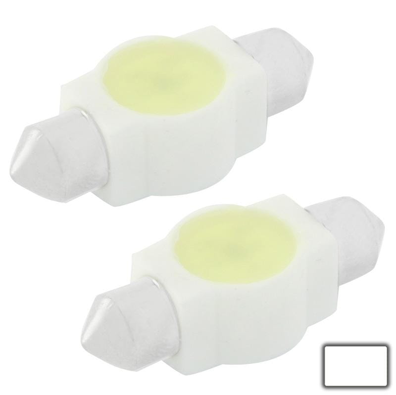 36mm 1.5W White Ceramic LED Car Signal Light Bulb, DC 12V