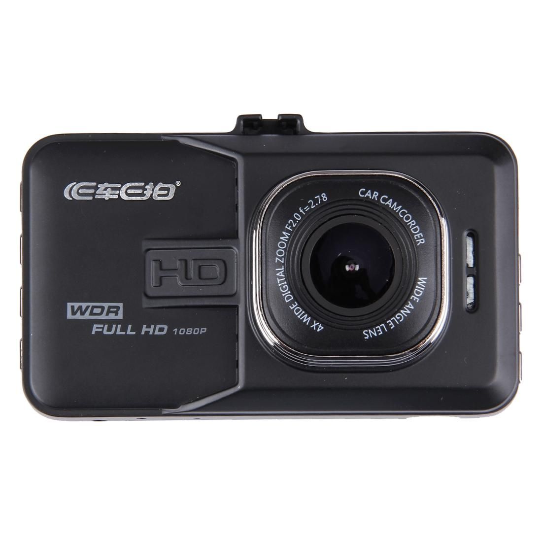 Car DVR Camera 3.0 inch LCD HD 720P 3.0MP Camera 170 Degree Wide Angle Viewing, Support Night Vision / Motion Detection / TF Card / HDMI / G-Sensor