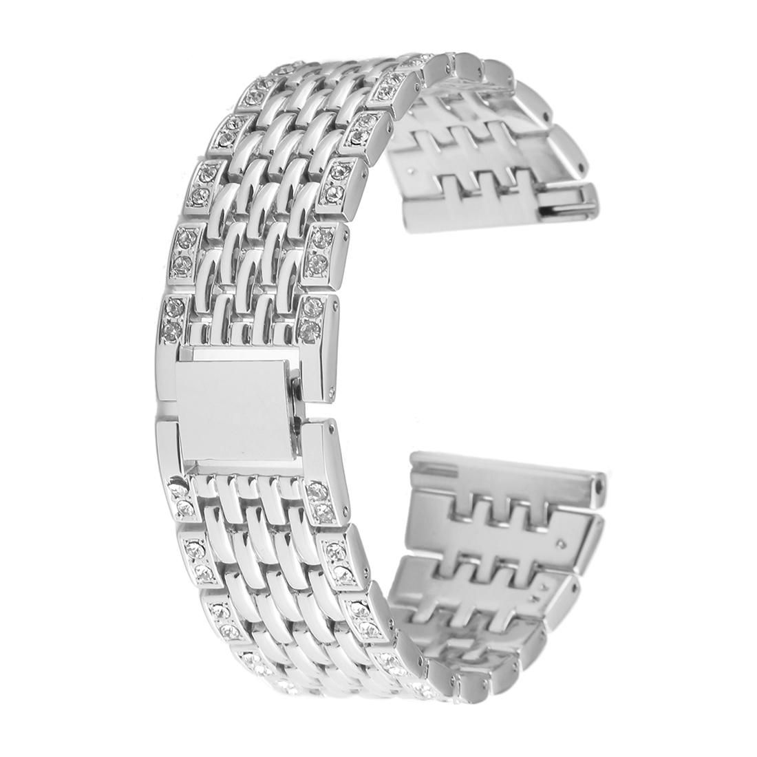 Metal Wrist Strap Watch Band for Samsung Gear S3 (Silver)