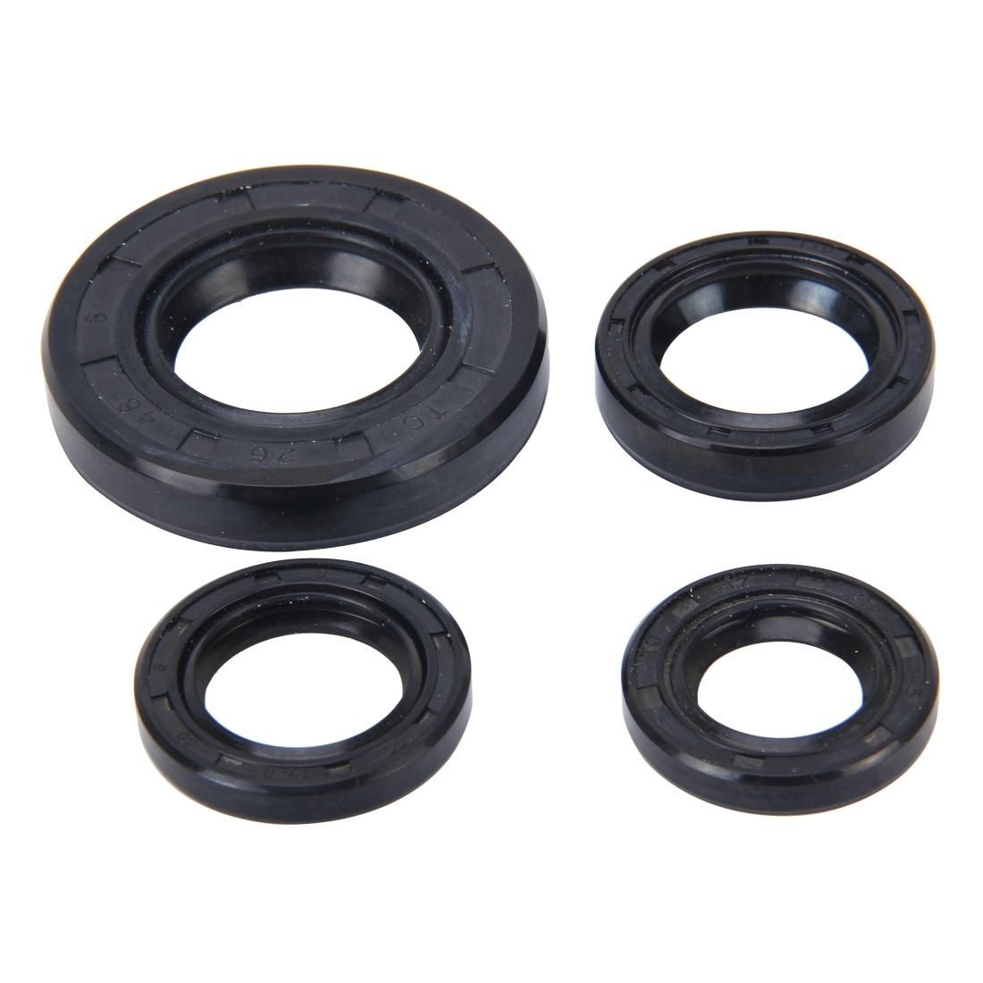 4 PCS Motorcycle Rubber Engine Oil Seal Kit for ZY100