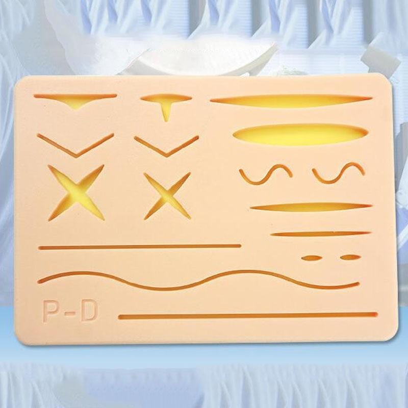 Laparoscopic Surgery Simulation Training Multiple Wound Suture Module Simulation Silicone Human Skin