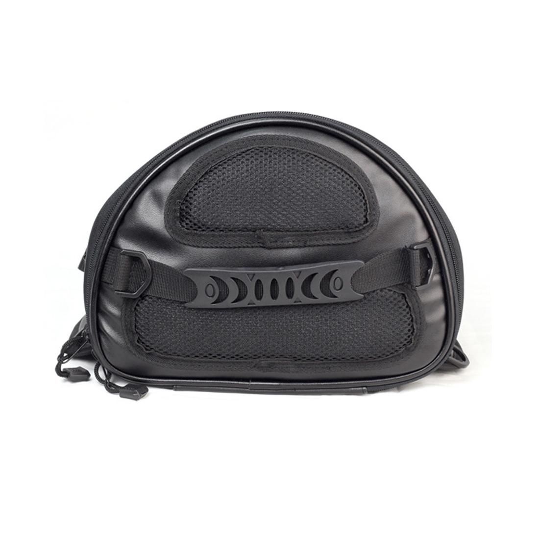 G-XZ-017 Multi-functional Motorcycle Tail Bag Microfiber Leather Rear Seat Bag
