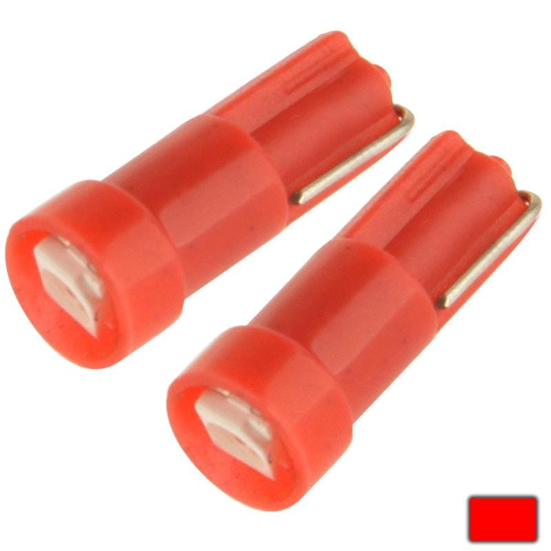 T5 Red LED 5050 SMD Car Signal Light Bulb (Style4)