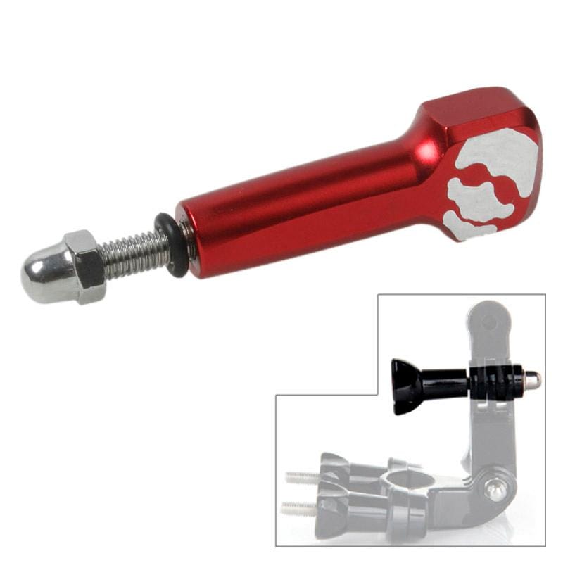 TMC Thumb Knob Skull Mark Long Screw for GoPro  NEW HERO /HERO6   /5 /5 Session /4 Session /4 /3+ /3 /2 /1, Xiaoyi and Other Action Cameras, Material: Aluminum Alloy (Red)