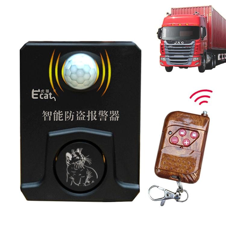 Ecat T3 Oil Fuel Truck Tank Burglar Alarm Remote Control Car Anti-theft System with Double Siren