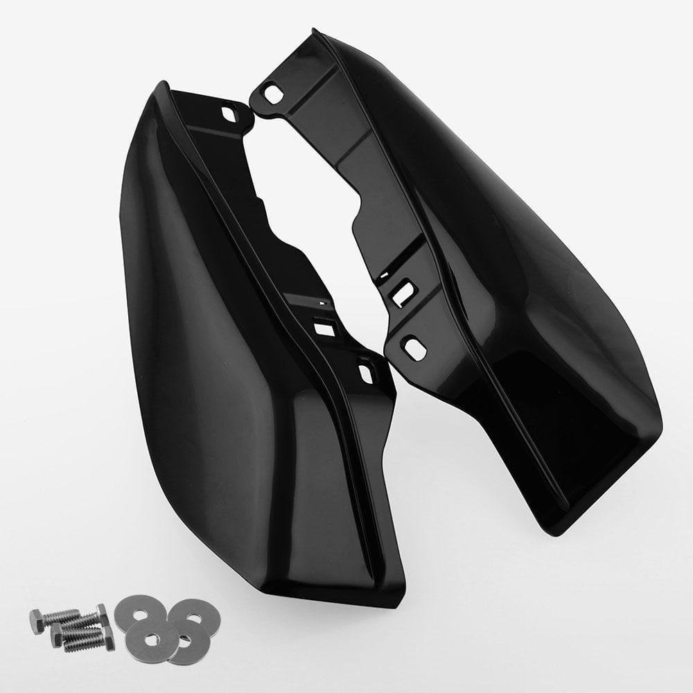 MB-SSW023-BK Motorcycle Modification Accessories ABS Plastic Spoiler for Harley Touring Road King 2009-2016, One Pair