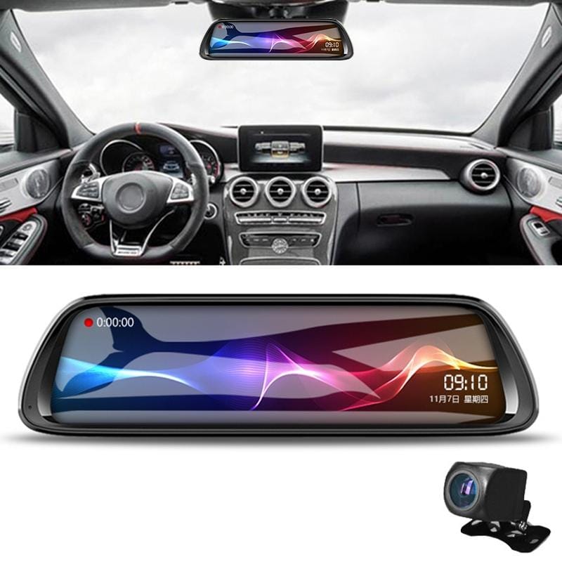 K62 10 inch Full HD Starlight Night Vision 1080P Multi-functional Smart Car Dual Lens DVR, Support TF Card / Motion Detection