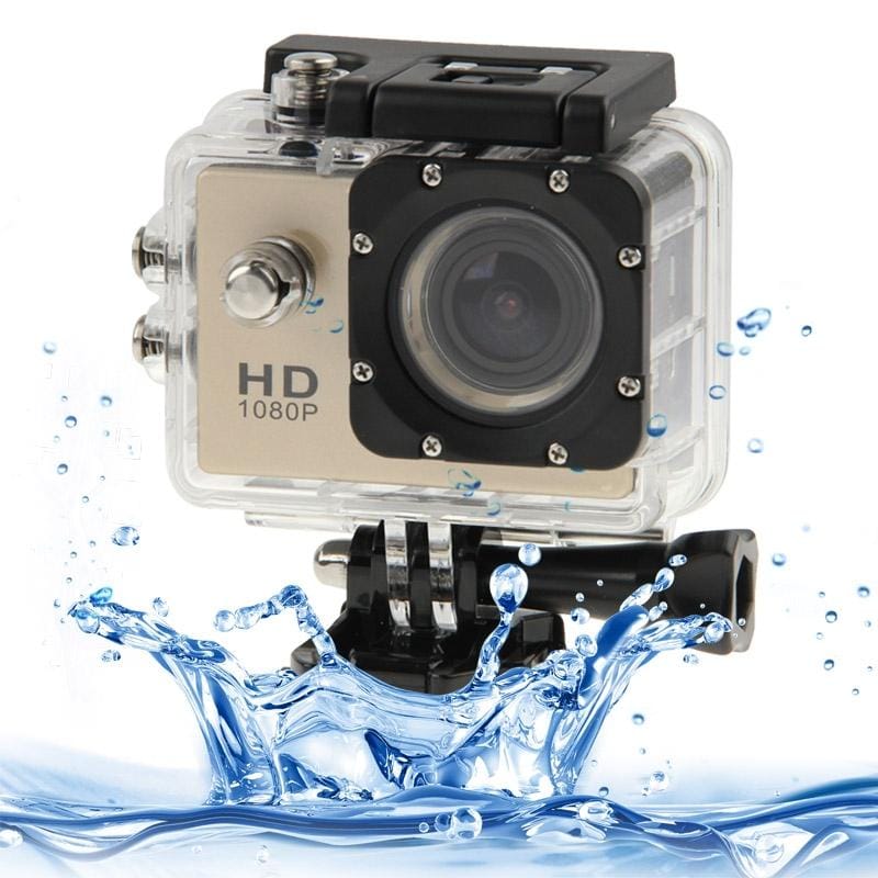 SJ4000 Full HD 1080P 1.5 inch LCD Sports Camcorder with Waterproof Case, 12.0 Mega CMOS Sensor, 30m Waterproof (Gold)