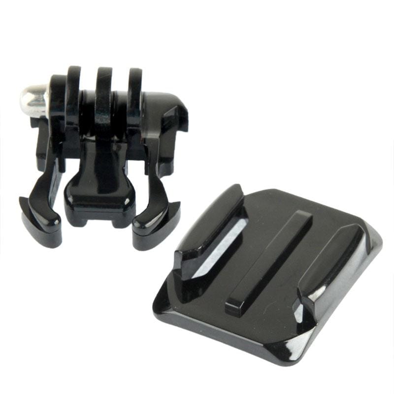 Miniiisw M-AF Universal Curved Surface Mount Stand Kit for GoPro HERO4 / 3+ / 3 / 2 / 1 (Black)