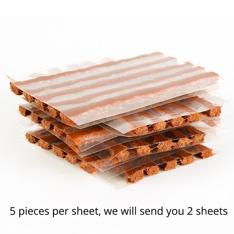 5 PCS Car Motorcycle Bike Tyre Repairing Rubber Strips Tyre Puncture Emergency Repair Strips Stiring Glue