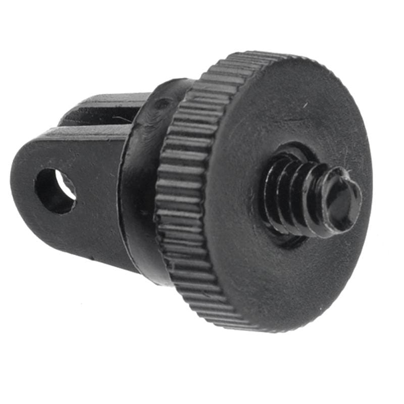 ST-60 Mini Size Tripod Mount Adapter for GoPro  NEW HERO /HERO6   /5 /5 Session /4 Session /4 /3+ /3 /2 /1, Xiaoyi and Other Action Cameras (Black)