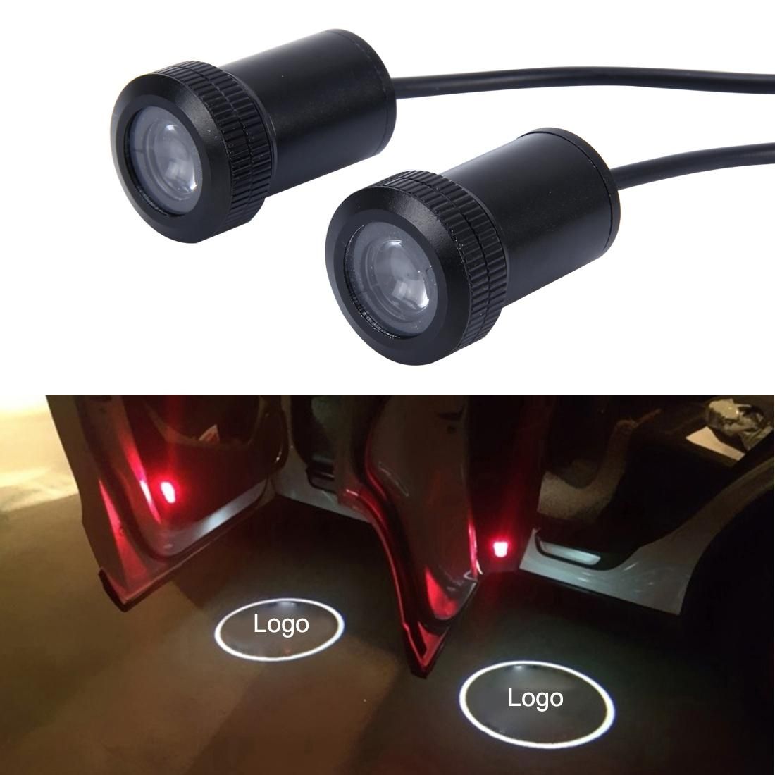 LED Ghost Shadow Light, Car Door LED Laser Welcome Decorative Light, Cable length: 96cm (Style5)