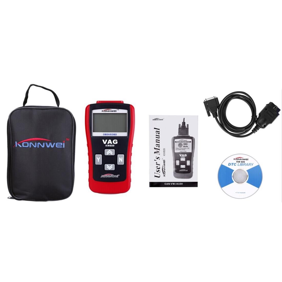 KW809  EOBD / OBDII Car Auto Diagnostic Scan Tools Code Reader Scanner Auto Scan Adapter Scan Tool