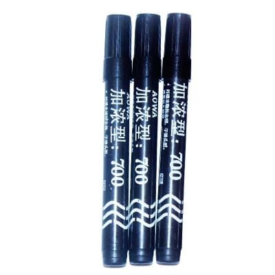 8 PCS Permanent Paint Marker Pen Oily Waterproof Markers Pens Graffiti Stationery Supplies (Back)
