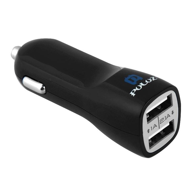 PULUZ 5V 2.1A + 1A Dual USB Ports Universal Car Charger