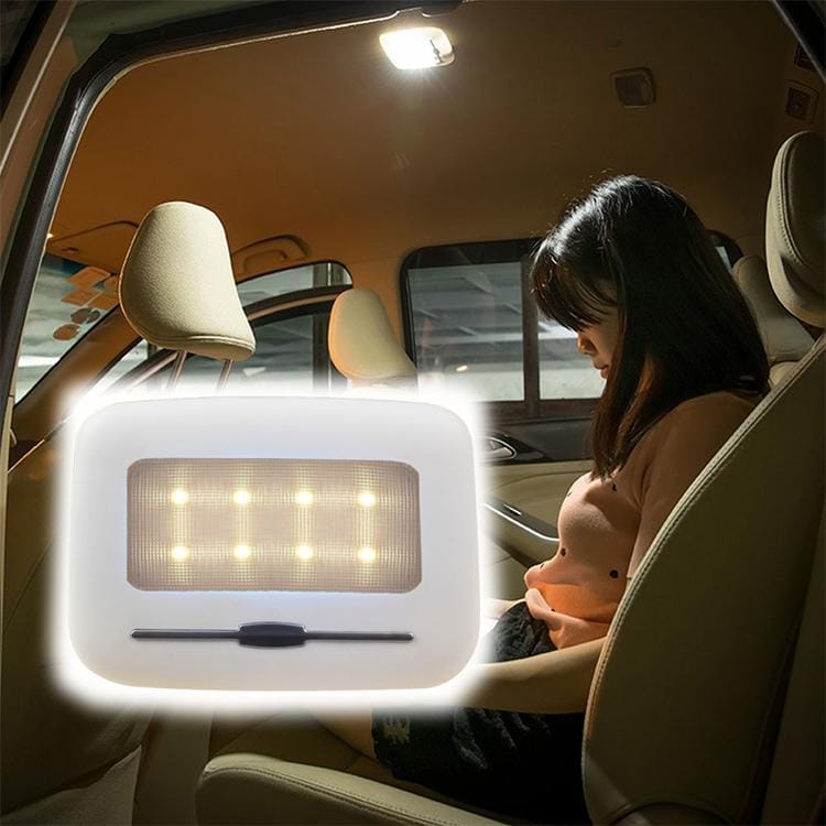 Car Interior Wireless Intelligent Electronic Products Car Reading Lighting Ceiling Lamp LED Night Light, Light Color:Yellow Light (White)