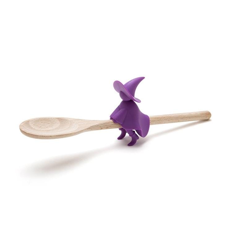 3 PCS Silicone Cartoon Witch Pot Lid Spill Preventer Practical Kitchen Tools Witch Pot Lid Spill Preventer without Spoon
