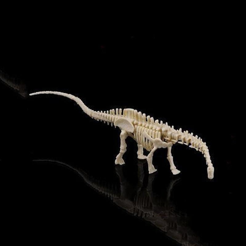 Creative DIY Excavation Archeological Dinosaur Toy Fossil Puzzle Children Handmade Dinosaur Skeleton Model (Liang Long)