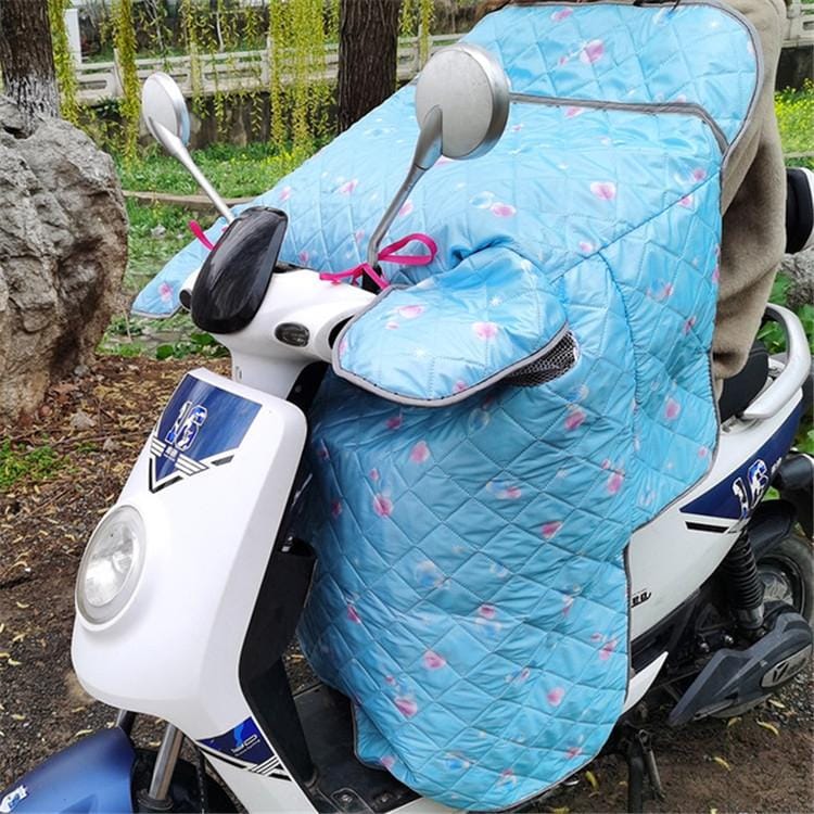 Summer Motorcycle Waterproof Windshield Covered Sunshade (Blue Love)