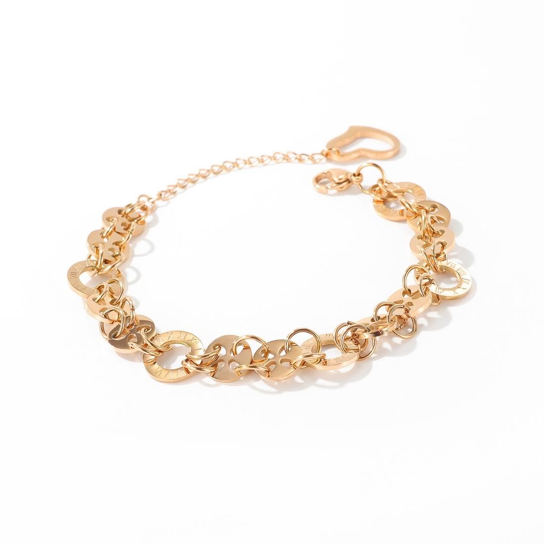 OPK 1077 Love Circle Numerals Ladies Titanium Steel Bracelet