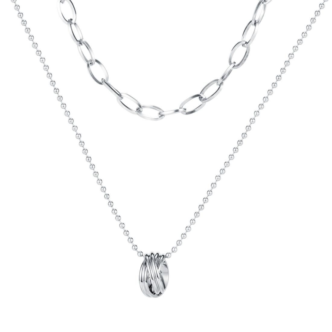 OPK 1698 Personality Creative Necklace Bracelet Dual-use Jewelry, Color:Steel Color