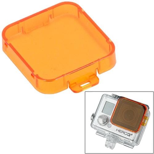 Snap-on Dive Filter Housing for GoPro Hero 4 / 3+, ST-132 (Orange)
