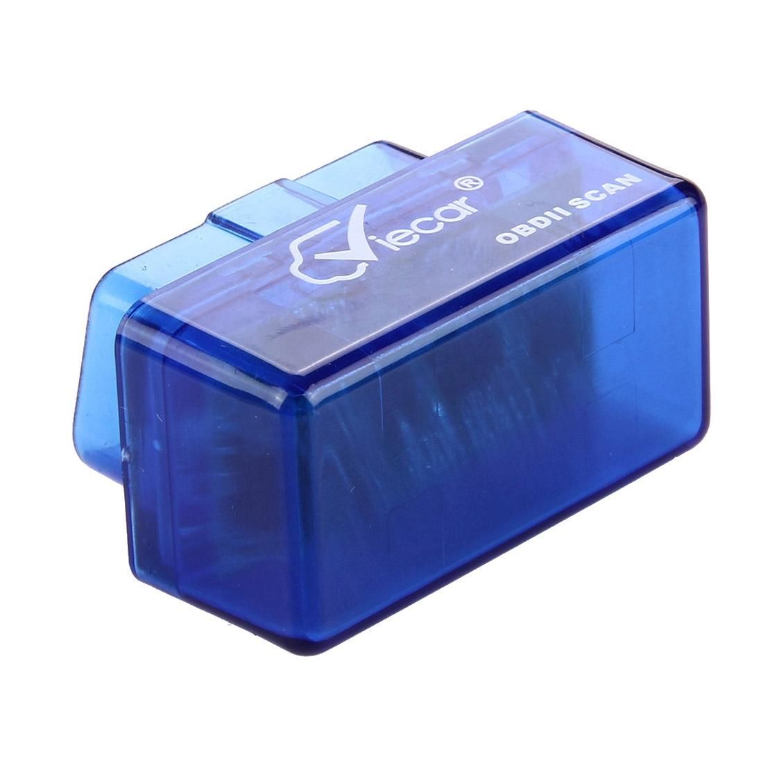 Viecar VC001-B Mini OBDII ELM327 Bluetooth Car Scanner Diagnostic Tool, Support Android / Symbian / Windows (Blue)