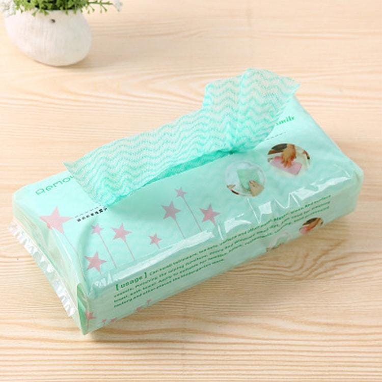80 Sheet Pull-type Environmental Protection Disposable Non-woven DishCloth (Green)