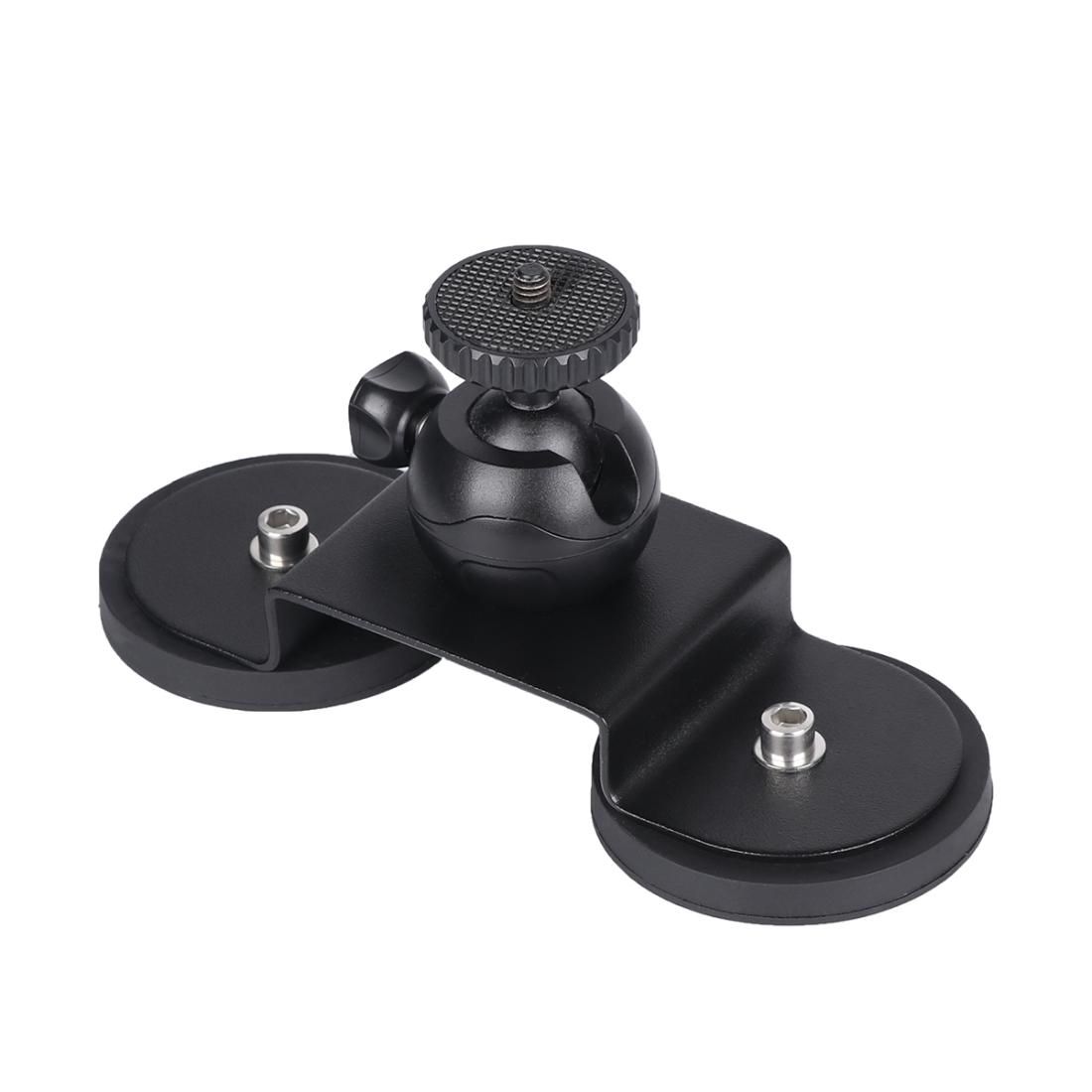 Car Suction Cup Mount Bracket for GoPro HERO9 Black / HERO8 Black /7 /6 /5 /5 Session /4 Session /4 /3+ /3 /2 /1, Xiaoyi and Other Action Cameras,, Size: M (Black)