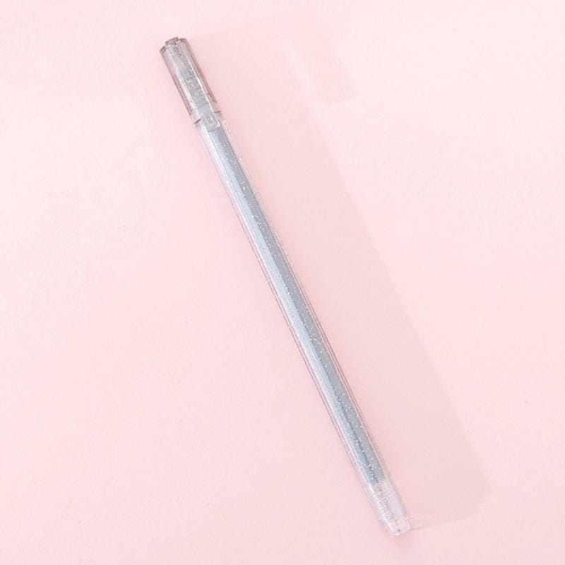 3 PCS Simple Flash Color Student Writing Neutral 0.5mm Hand Account Marker (Gray)