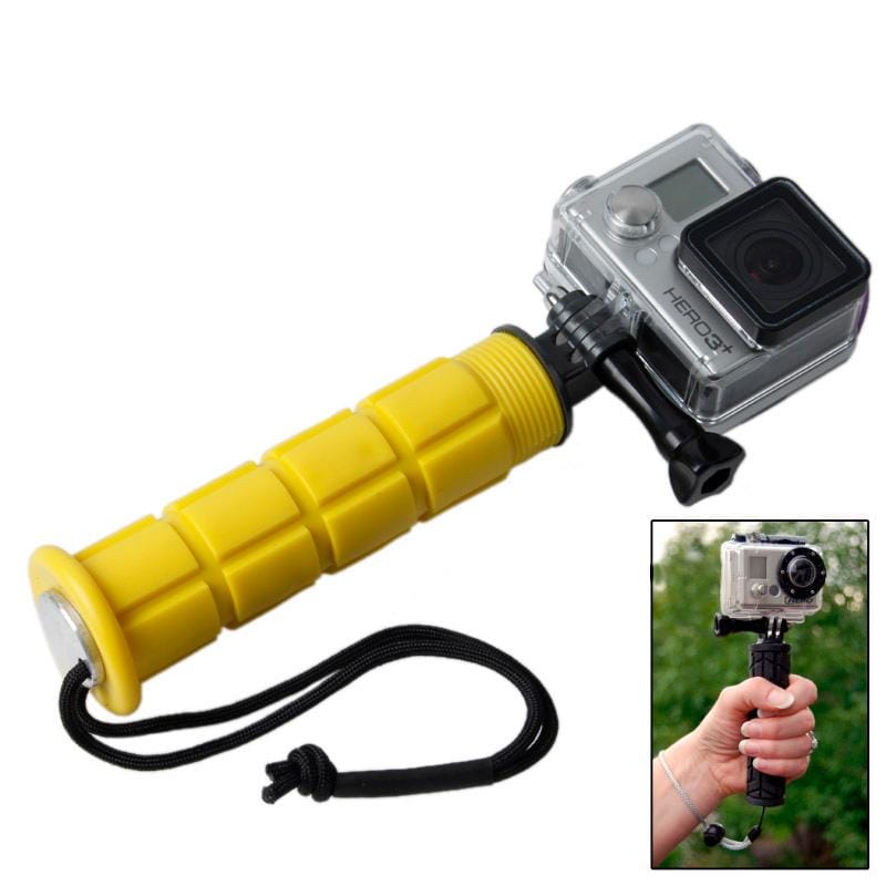 Stabilizer Grip / Self-Timer Bracket for GoPro  NEW HERO /HERO6   /5 /5 Session /4 Session /4 /3+ /3 /2 /1, Xiaoyi and Other Action Cameras, ST-100 (Yellow)