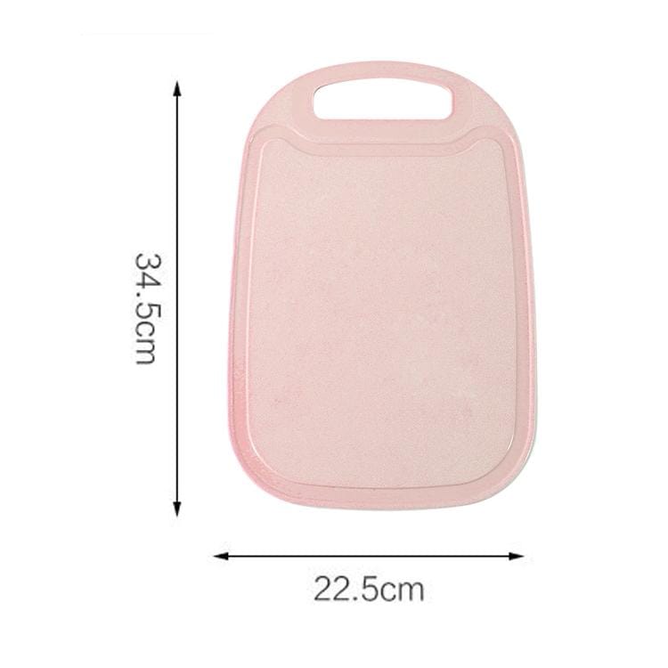 Kitchen Household Cutting Vegetables Complementary Food Rectangular Simple Trumpet Cut Fruit Cutting Board (Blue)
