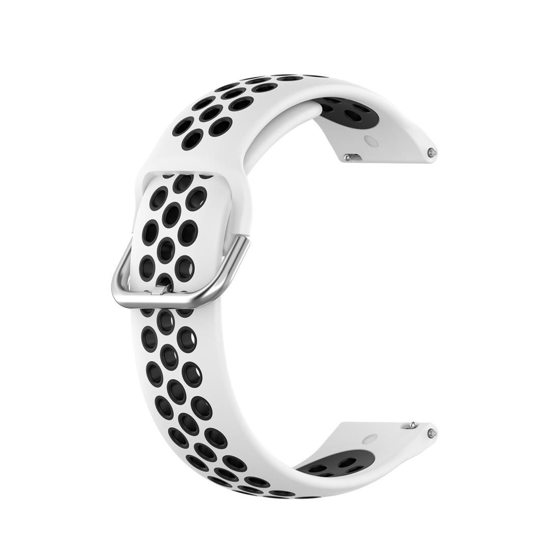 22mm For Huawei Watch GT2e/GT/GT2 46MM Fashion Inner Buckle Silicone Strap (Black rose)