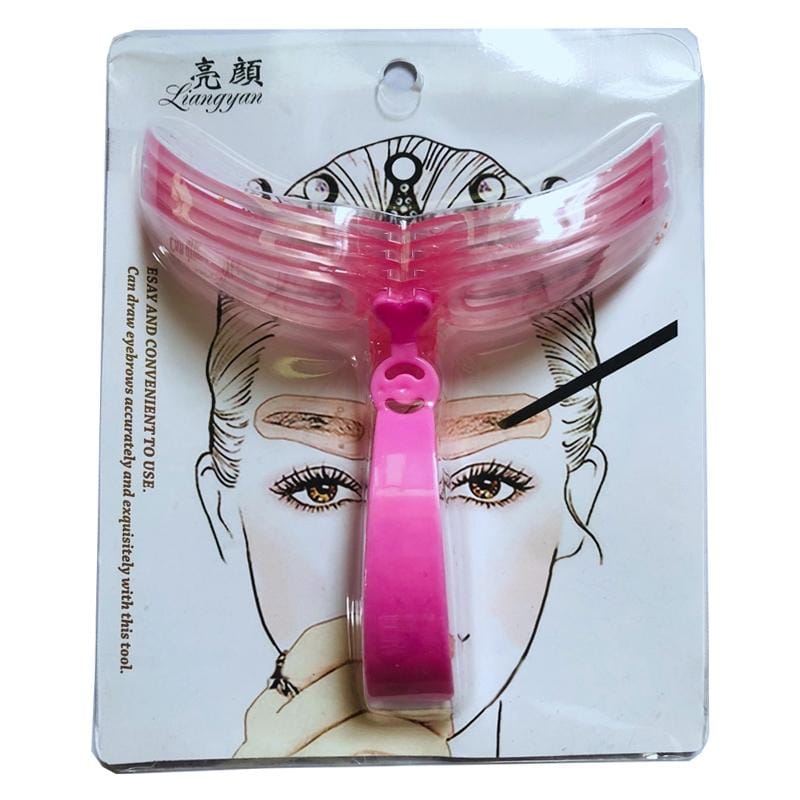 Women Eyebrow Stencil Shape Template Makeup Tool Model