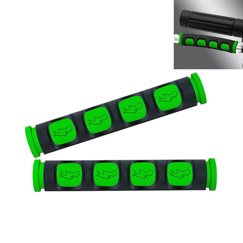 2 PCS Motorcycle Modification Accessories PVC Horn ShapeHand Grip Cover Handlebar Set (Green)