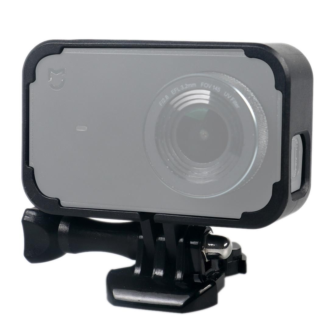 For Xiaomi Mijia Small Camera Protective Frame Mount with Buckle Basic Mount & Screw (Black)