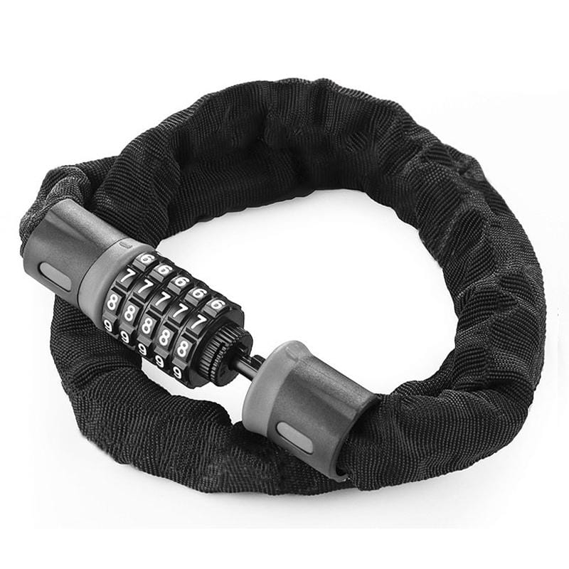 Motorcycles / Bicycle Chain Lock 5 Digit Password Anti-theft Password Lock, Length: 0.6m