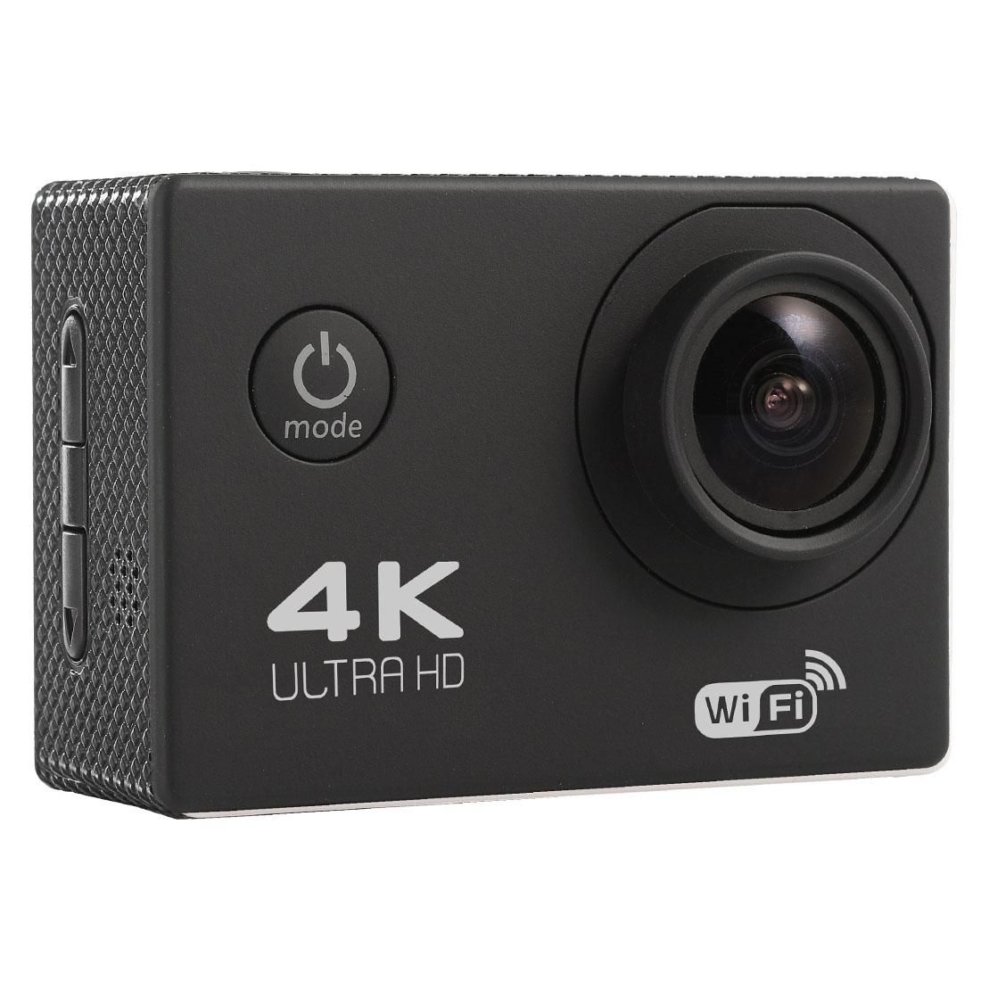 F60 2.0 inch Screen 170 Degrees Wide Angle WiFi Sport Action Camera Camcorder with Waterproof Housing Case, Support 64GB Micro SD Card (Black)