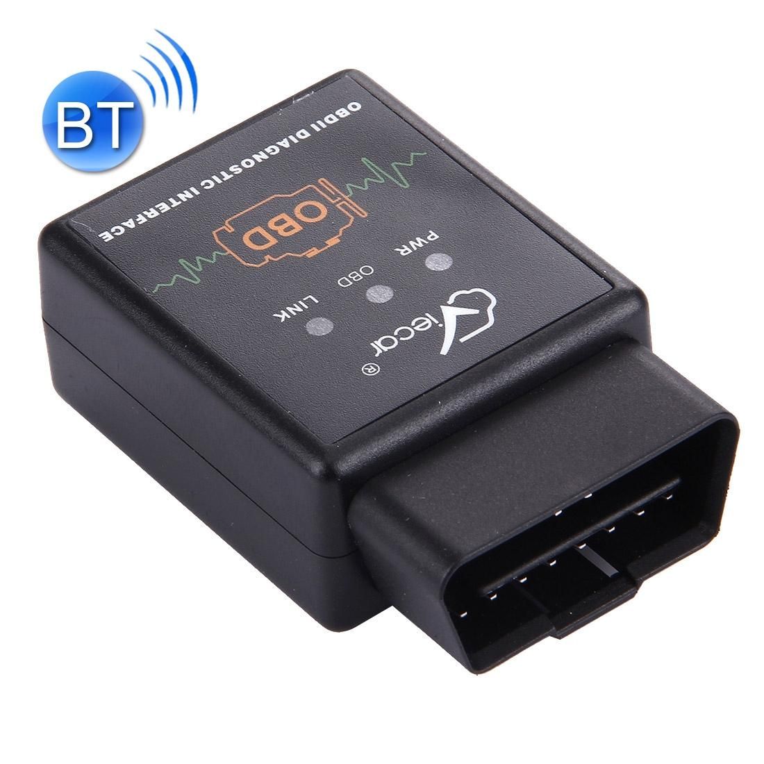 Viecar VC002-B Mini OBDII ELM327 Bluetooth Car Scanner Diagnostic Tool, Support Android / Symbian / Windows (Black)