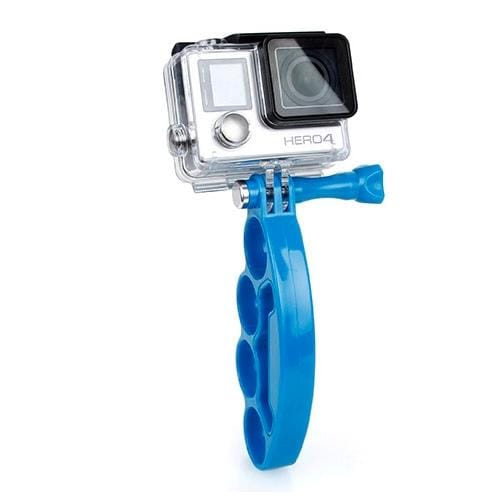 TMC HR239 Knuckles Fingers Grip with  Thumb Screw for GoPro  NEW HERO /HERO6   /5 /5 Session /4 Session /4 /3+ /3 /2 /1, Xiaoyi and Other Action Cameras (Blue)